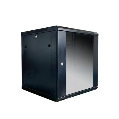 12U 19'' Computer Wall Mount Rack Locking Equipment Cabinet